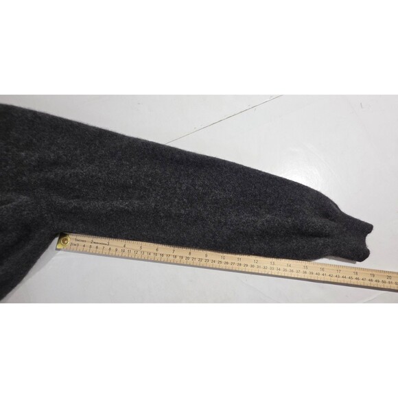 Club Room Luxury 100% CASHMERE V Neck Sweater Charcoal Gray Men's Size XL - Picture 14 of 15